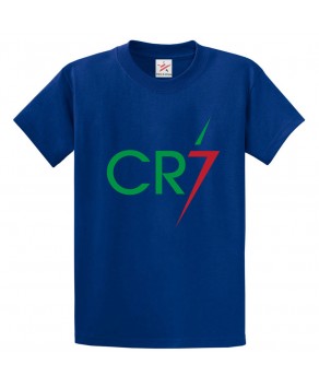 CR7 Ronaldo Classic Unisex Kids and Adults T-Shirt for Football Fans